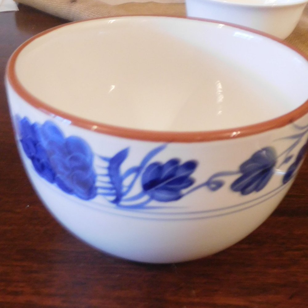 Blue Floral Bowl